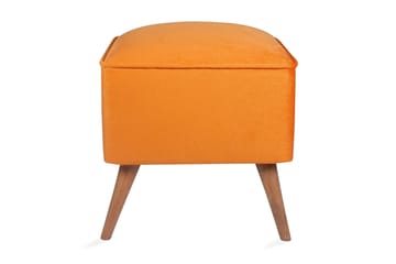 Mostert Fotpall - Orange - Möbler - Vardagsrum - Stolar & sittmöbler - Pallar - Fotpall
