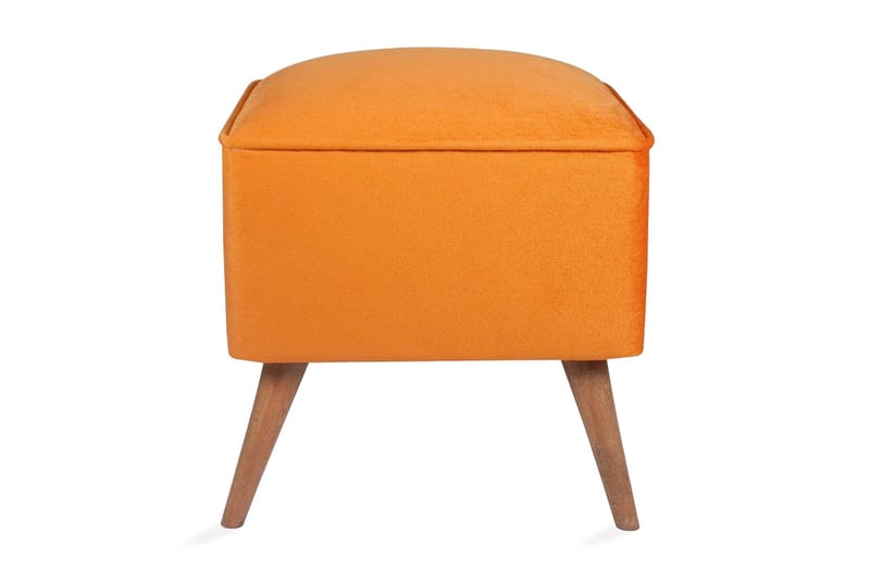 Mostert Fotpall - Orange - Möbler - Vardagsrum - Stolar & sittmöbler - Pallar - Fotpall
