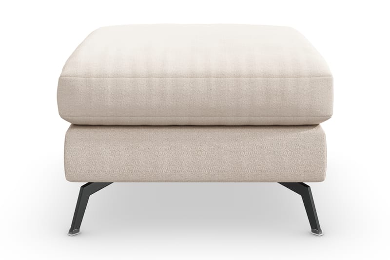 NASHVILLE LYX Fotpall Beige/Svart - Möbler - Vardagsrum - Stolar & sittmöbler - Pallar - Fotpall