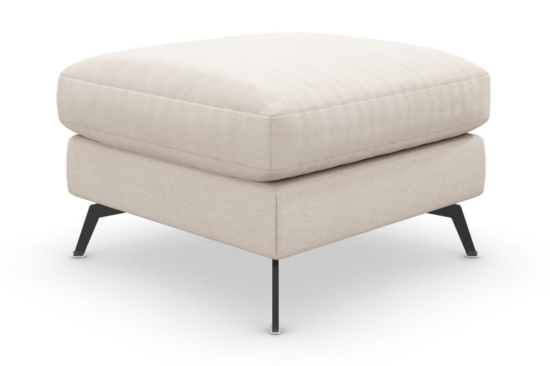 NASHVILLE LYX Fotpall Beige/Svart - Möbler - Vardagsrum - Stolar & sittmöbler - Pallar - Fotpall