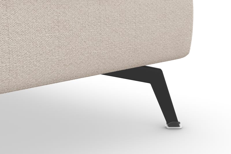 NASHVILLE LYX Fotpall Beige/Svart - Möbler - Vardagsrum - Stolar & sittmöbler - Pallar - Fotpall