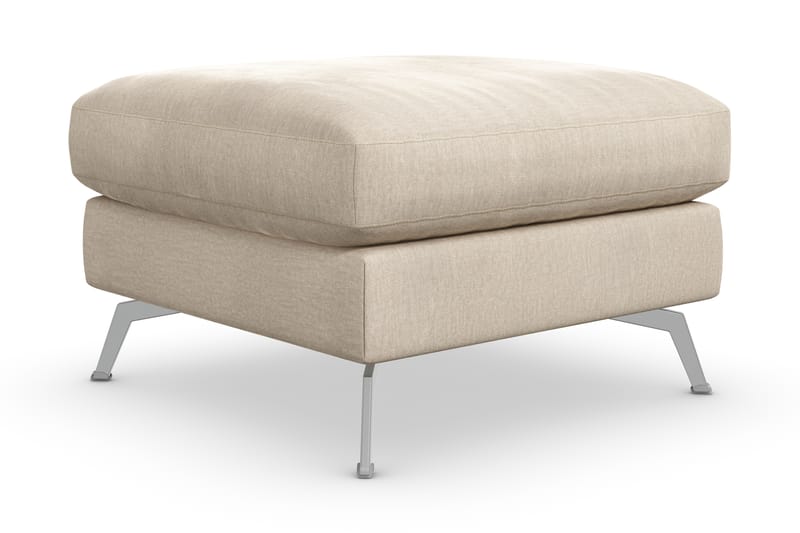 NASHVILLE LYX Fotpall Sammet Beige - Möbler - Vardagsrum - Stolar & sittmöbler - Pallar - Fotpall