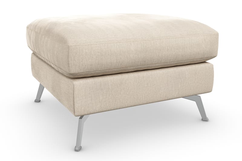NASHVILLE LYX Fotpall Sammet Beige - Möbler - Vardagsrum - Stolar & sittmöbler - Pallar - Fotpall