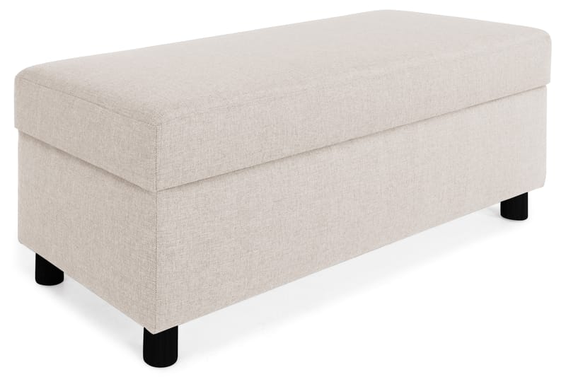 NEW YORK Fotpall med Förvaring 120x50 Beige - Möbler - Vardagsrum - Stolar & sittmöbler - Pallar - Fotpall