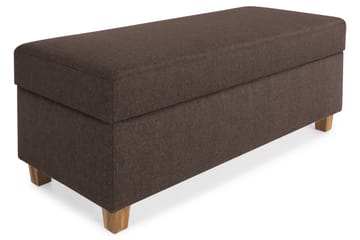 NEW YORK Fotpall med Förvaring 120x50 Brun