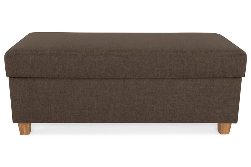 NEW YORK Fotpall med Förvaring 120x50 Brun - Möbler - Vardagsrum - Stolar & sittmöbler - Pallar - Fotpall