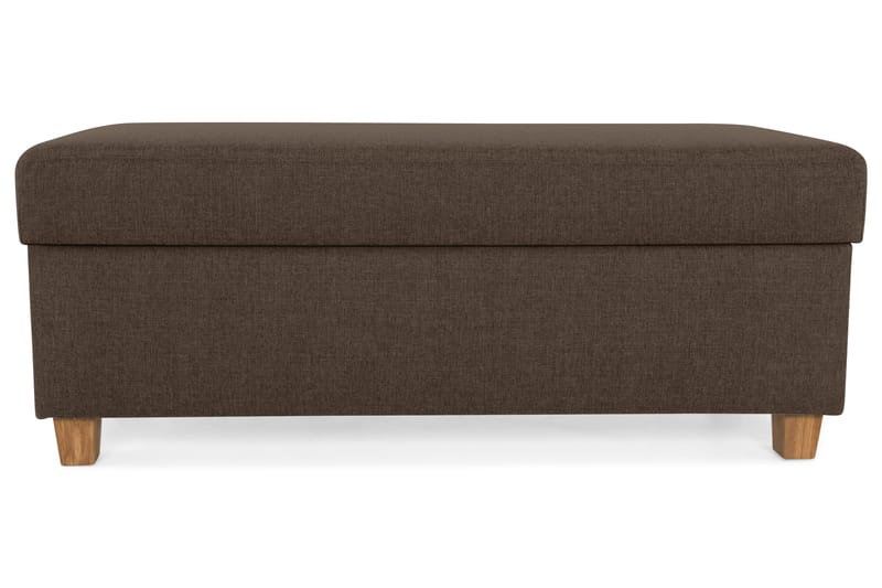 NEW YORK Fotpall med Förvaring 120x50 Brun - Möbler - Vardagsrum - Stolar & sittmöbler - Pallar - Fotpall