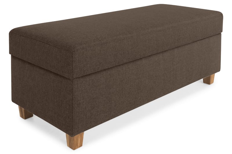 NEW YORK Fotpall med Förvaring 120x50 Brun - Möbler - Vardagsrum - Stolar & sittmöbler - Pallar - Fotpall