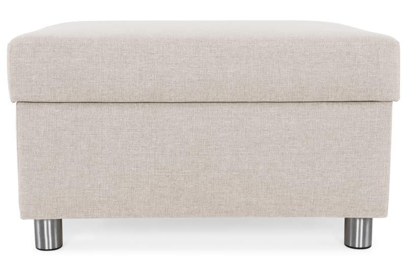 NEW YORK Fotpall med Förvaring 80x65 Beige - Möbler - Vardagsrum - Stolar & sittmöbler - Pallar - Fotpall