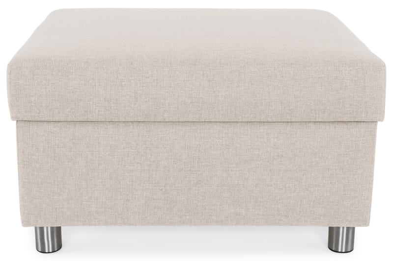 NEW YORK Fotpall med Förvaring 80x65 Beige - Möbler - Vardagsrum - Stolar & sittmöbler - Pallar - Fotpall