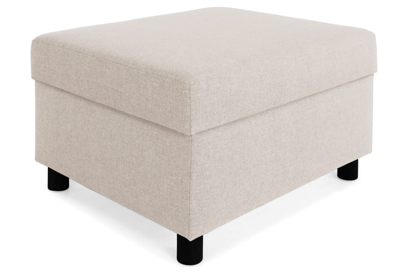 NEW YORK Fotpall med Förvaring 80x65 Beige - Möbler - Vardagsrum - Stolar & sittmöbler - Pallar - Fotpall