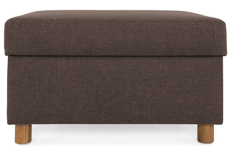 NEW YORK Fotpall med Förvaring 80x65 Brun - Möbler - Vardagsrum - Stolar & sittmöbler - Pallar - Fotpall