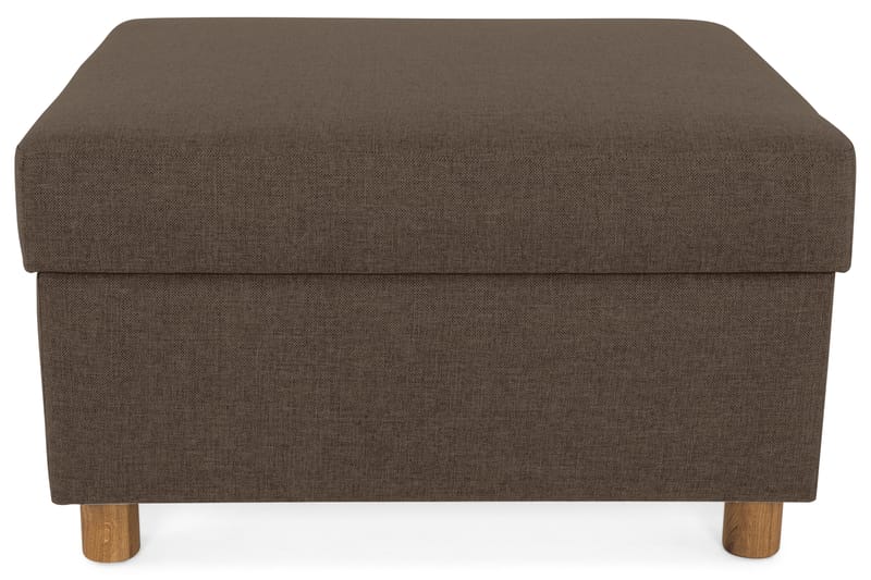 NEW YORK Fotpall med Förvaring 80x65 Brun - Möbler - Vardagsrum - Stolar & sittmöbler - Pallar - Fotpall