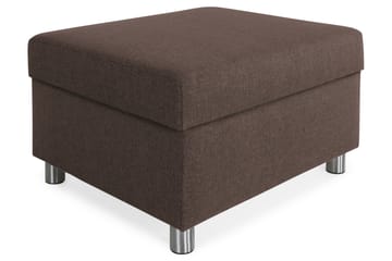 NEW YORK Fotpall med Förvaring 80x65 Brun - Möbler - Vardagsrum - Stolar & sittmöbler - Pallar - Fotpall