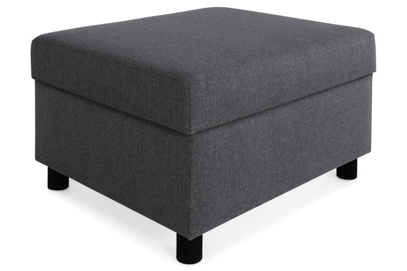 NEW YORK Fotpall med Förvaring 80x65 Mörkgrå