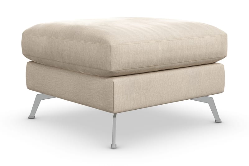 Ocean Lyx Fotpall - Beige/Sammet - Möbler - Vardagsrum - Stolar & sittmöbler - Pallar - Fotpall