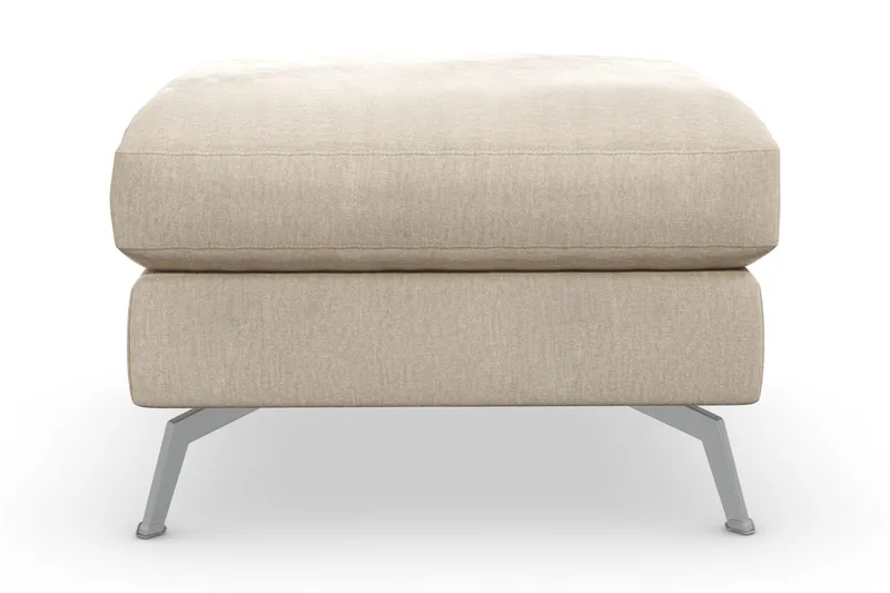 Ocean Lyx Fotpall - Beige/Sammet - Möbler - Vardagsrum - Stolar & sittmöbler - Pallar - Fotpall