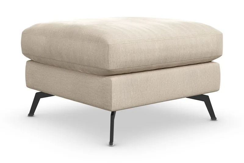 Ocean Lyx Fotpall - Beige/Sammet - Möbler - Vardagsrum - Stolar & sittmöbler - Pallar - Fotpall