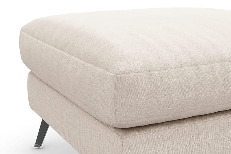 Ocean Lyx Fotpall - Beige/Svart - Möbler - Vardagsrum - Stolar & sittmöbler - Pallar - Fotpall