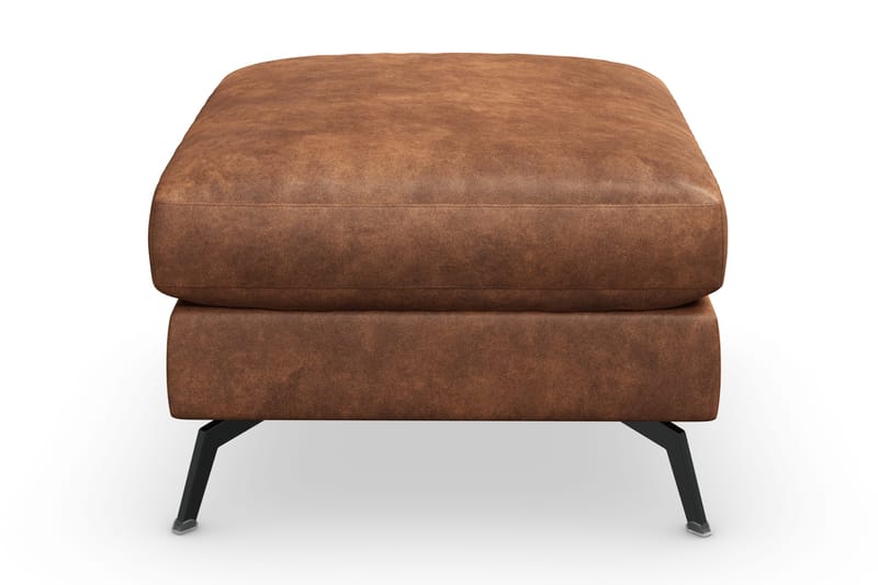 Ocean Lyx Fotpall - Brun/Läder - Möbler - Vardagsrum - Stolar & sittmöbler - Pallar - Fotpall