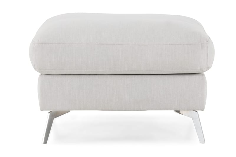 Ocean Lyx Fotpall - Linnebeige , Krom Ben - Möbler - Vardagsrum - Stolar & sittmöbler - Pallar - Fotpall