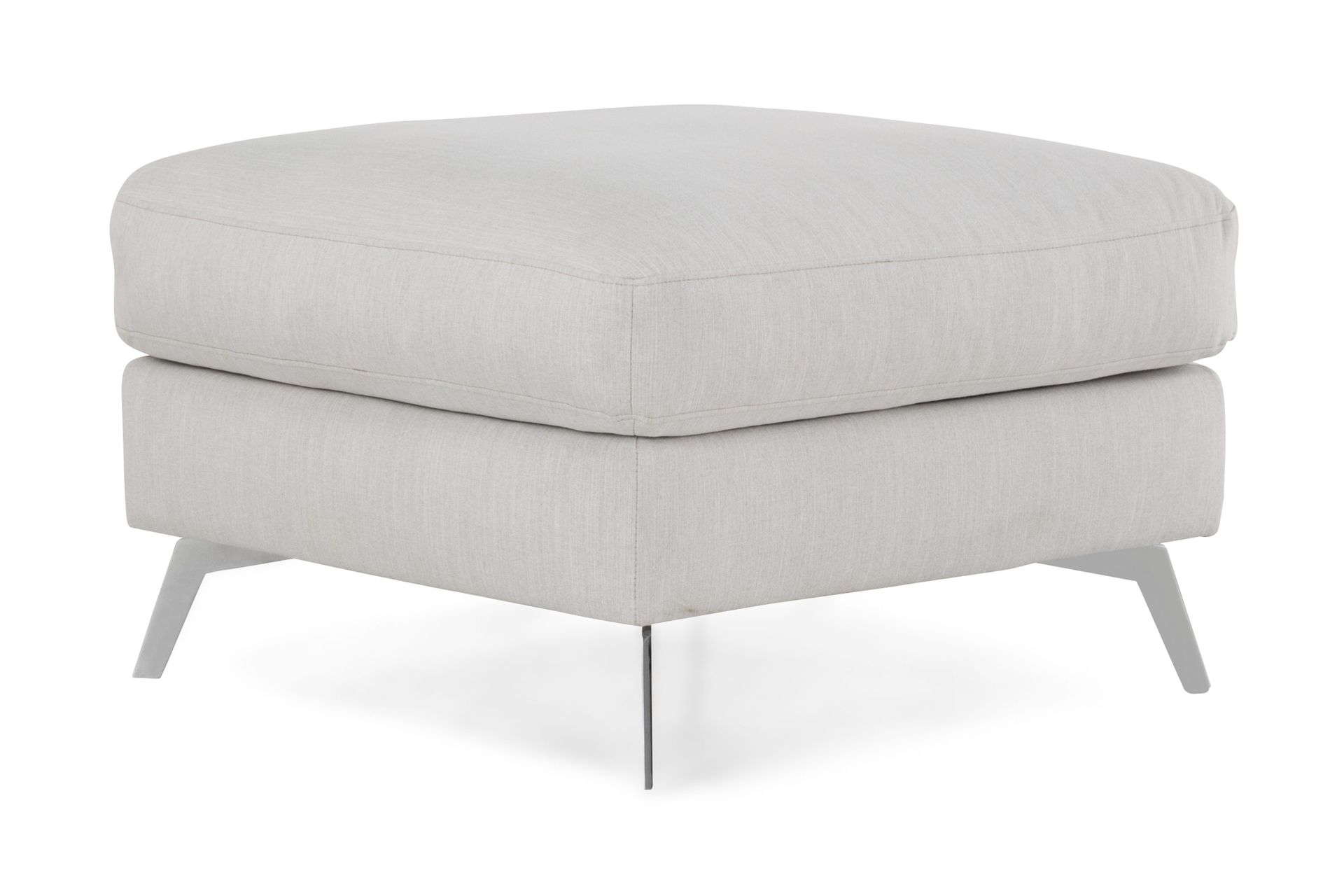 ocean lyx fotpall - linnebeige , krom ben