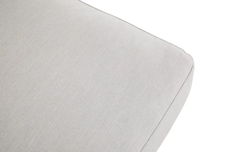 Ocean Lyx Fotpall - Linnebeige , Svarta Ben - Möbler - Vardagsrum - Stolar & sittmöbler - Pallar - Fotpall