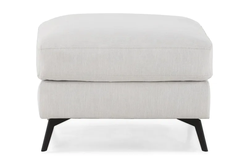 Ocean Lyx Fotpall - Linnebeige , Svarta Ben - Möbler - Vardagsrum - Stolar & sittmöbler - Pallar - Fotpall