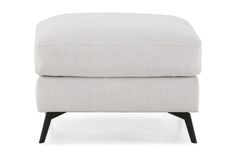 Ocean Lyx Fotpall - Linnebeige , Svarta Ben - Möbler - Vardagsrum - Stolar & sittmöbler - Pallar - Fotpall