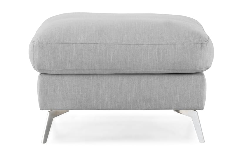 Ocean Lyx Fotpall - Linnegrå, Krom Ben - Möbler - Vardagsrum - Stolar & sittmöbler - Pallar - Fotpall