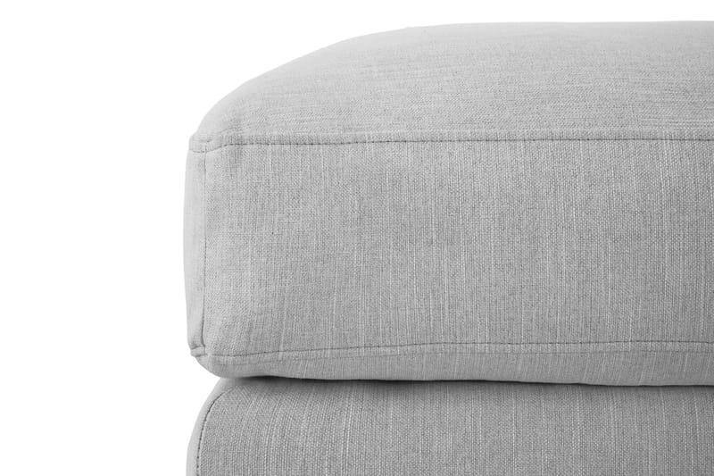 Ocean Lyx Fotpall - Linnegrå, Svarta Ben - Möbler - Vardagsrum - Stolar & sittmöbler - Pallar - Fotpall