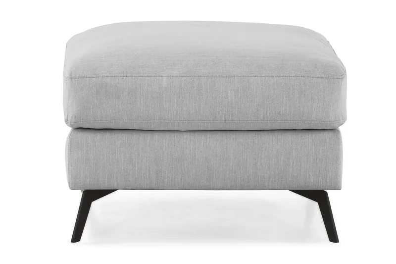 Ocean Lyx Fotpall - Linnegrå, Svarta Ben - Möbler - Vardagsrum - Stolar & sittmöbler - Pallar - Fotpall
