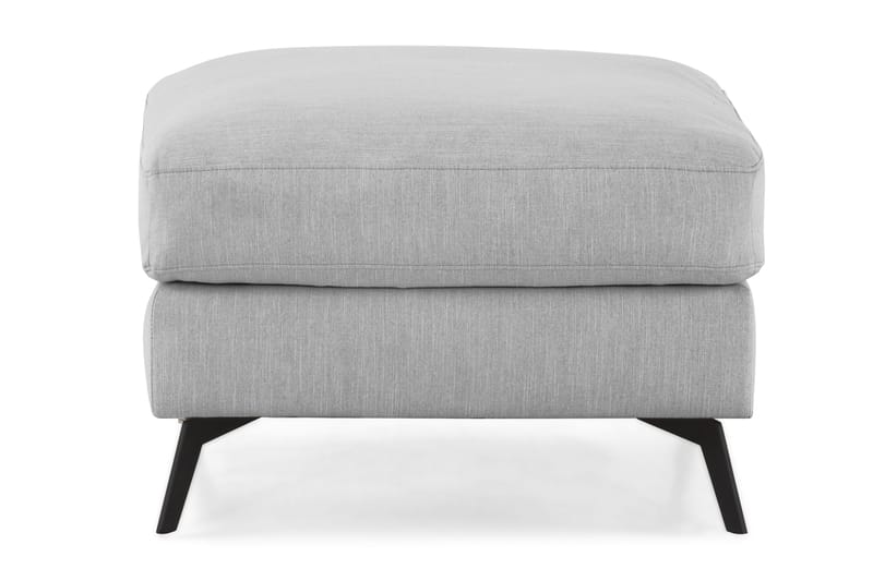 Ocean Lyx Fotpall - Linnegrå, Svarta Ben - Möbler - Vardagsrum - Stolar & sittmöbler - Pallar - Fotpall