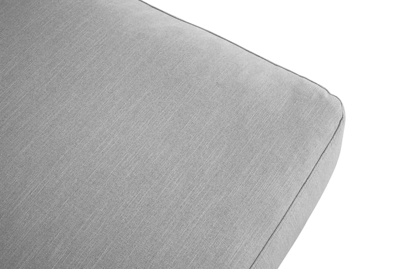 Ocean Lyx Fotpall - Linnegrå, Svarta Ben - Möbler - Vardagsrum - Stolar & sittmöbler - Pallar - Fotpall