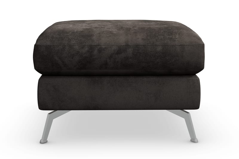 Ocean Lyx Fotpall - Mörkgrå/Sammet - Möbler - Vardagsrum - Stolar & sittmöbler - Pallar - Fotpall