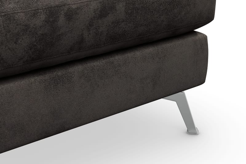 Ocean Lyx Fotpall - Mörkgrå/Sammet - Möbler - Vardagsrum - Stolar & sittmöbler - Pallar - Fotpall