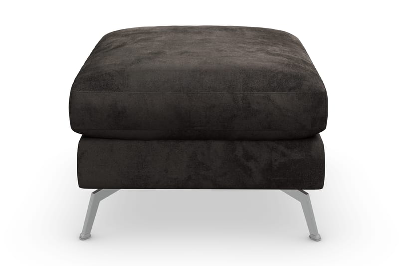 Ocean Lyx Fotpall - Mörkgrå/Sammet - Möbler - Vardagsrum - Stolar & sittmöbler - Pallar - Fotpall