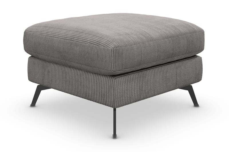 Ocean Lyx Fotpall - Mörkgrå/Svart - Möbler - Vardagsrum - Stolar & sittmöbler - Pallar - Fotpall