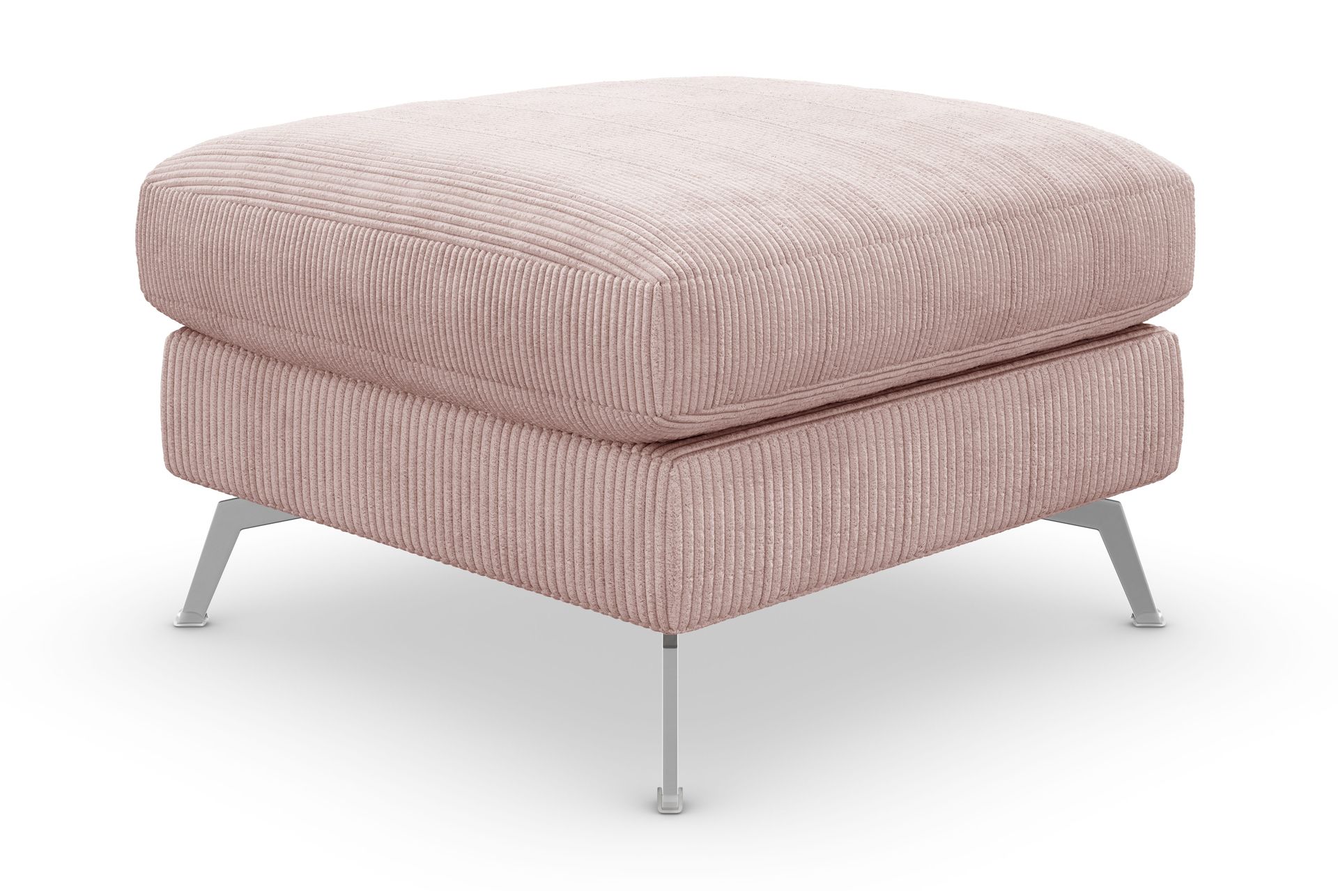 ocean lyx fotpall - rosa/krom