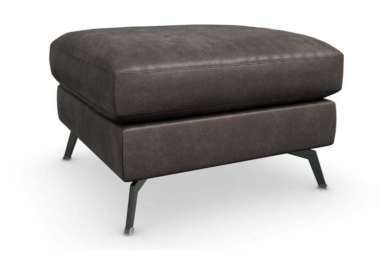 Ocean Lyx Fotpall - Svart/Läder - Möbler - Vardagsrum - Stolar & sittmöbler - Pallar - Fotpall