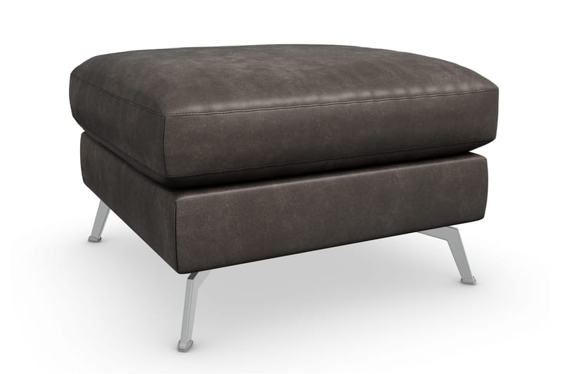 Ocean Lyx Fotpall - Svart/Läder - Möbler - Vardagsrum - Stolar & sittmöbler - Pallar - Fotpall