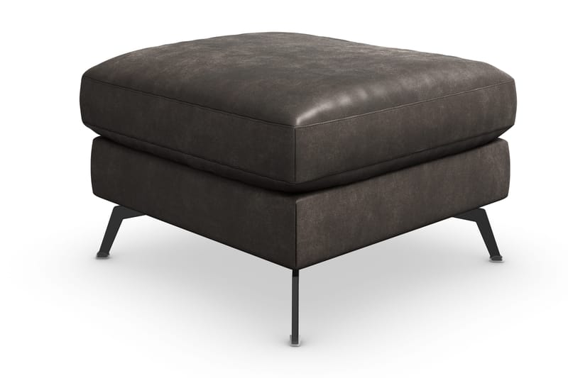 Ocean Lyx Fotpall - Svart/Läder - Möbler - Vardagsrum - Stolar & sittmöbler - Pallar - Fotpall