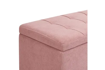 Fotpall Orem Rosa/Svart - Rosa/Svart - Möbler - Vardagsrum - Stolar & sittmöbler - Pallar - Fotpall