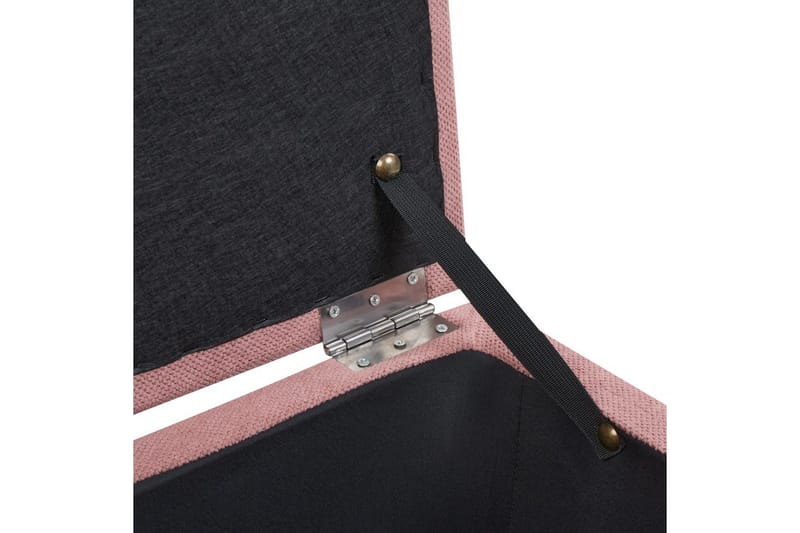 Fotpall Orem Rosa/Svart - Rosa/Svart - Möbler - Vardagsrum - Stolar & sittmöbler - Pallar - Fotpall