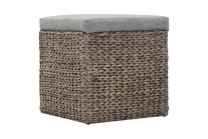 Ottoman set 2 delar sjögräs grå - Grå - Möbler - Vardagsrum - Stolar & sittmöbler - Pallar - Fotpall