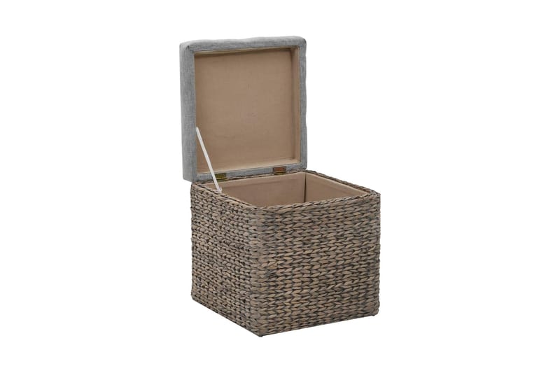 Ottoman set 2 delar sjögräs grå - Grå - Möbler - Vardagsrum - Stolar & sittmöbler - Pallar - Fotpall
