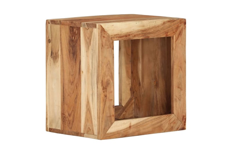 Pall 40x30x40 cm massivt akaciaträ - Brun - Möbler - Vardagsrum - Stolar & sittmöbler - Pallar - Fotpall