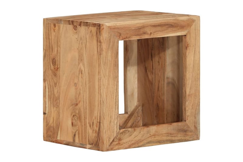 Pall 40x30x40 cm massivt akaciaträ - Brun - Möbler - Vardagsrum - Stolar & sittmöbler - Pallar - Fotpall