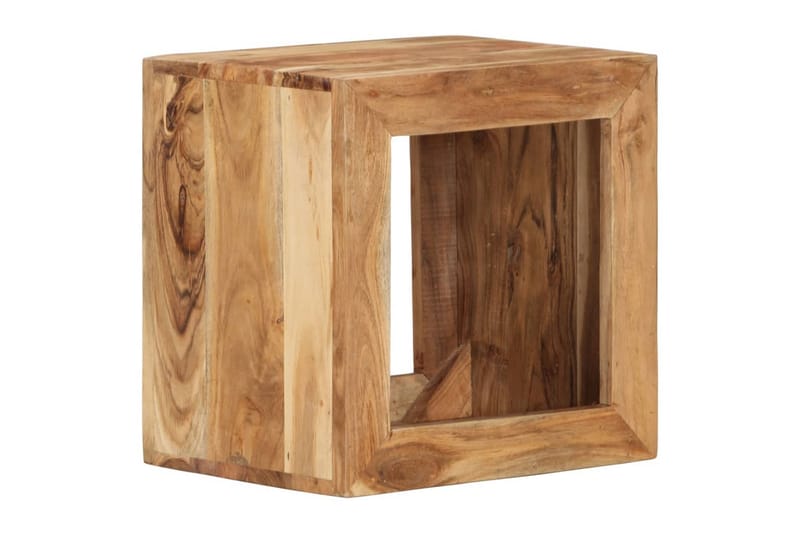 Pall 40x30x40 cm massivt akaciaträ - Brun - Möbler - Vardagsrum - Stolar & sittmöbler - Pallar - Fotpall