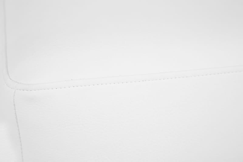 PELAGOS Pall Bonded Läder Vit - Möbler - Vardagsrum - Stolar & sittmöbler - Pallar - Fotpall